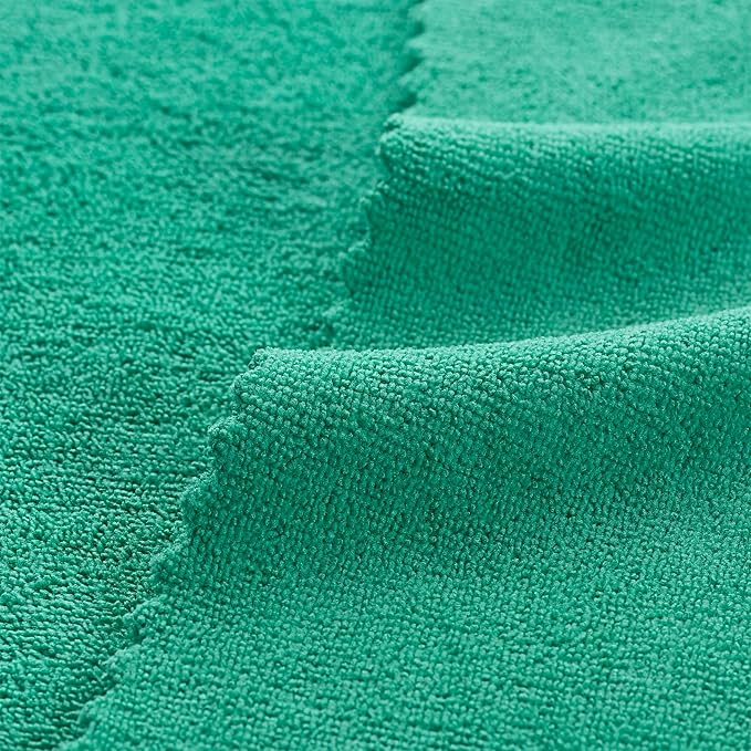 Arkwright Smart Rags Microfiber Cleaning Cloths, Pack of 50 in a Box, Lint Free 215 GSM Reusable Towels for Auto, Office and Household Cleaning, 16 x 16 in, Green