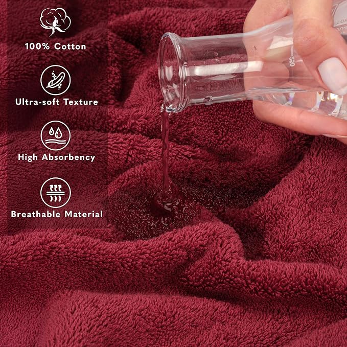 American Soft Linen 100% Cotton Luxury Turkish Towels, 40x80 XL Bath Sheet | Soft Absorbent Quick Dry OEKO Tex Standard 100 Certificated Durable Machine Washable Premium Hotel Quality