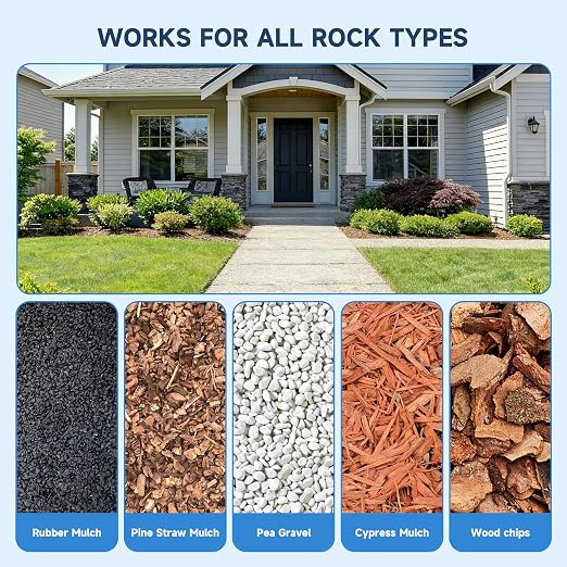 Mulch Glue, 16.9 fl oz - Sprayer Ready to Use Rock Glue for Landscape - Pet Safe & Plant Safe, Fast-Dry No Dilution - Spray for Gravel/Pebbles/Stones for Outdoor Gardens