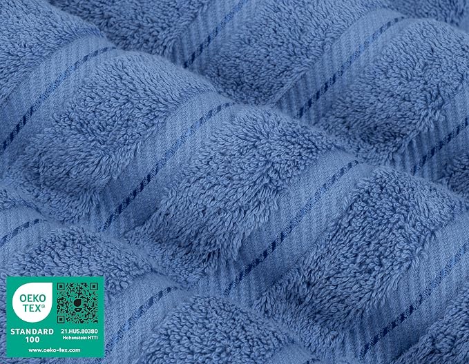 American Soft Linen 100% Cotton Luxury Turkish Towels, 3 Piece Towel Set | Soft Absorbent Quick Dry OEKO Tex Standard 100 Certificated Durable Machine Washable Breathable Premium Hotel Quality