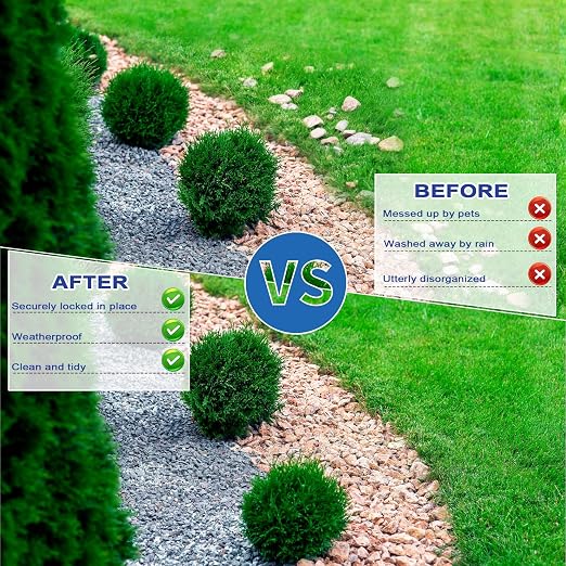 Rock Glue for Landscaping - 5 Gallon Large Volume Pea Gravel Glue, Non-Toxic Mulch Glue, Pet-Friendly Rock Adhesive for Rocks, Gravel&Mulch, Paths, Patios&Garden Borders