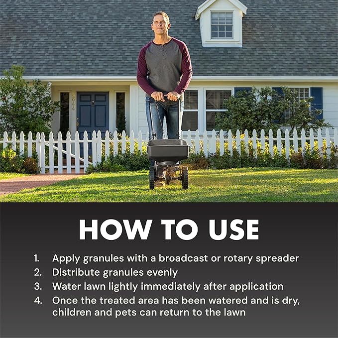 Spectracide Triazicide Insect Killer For Lawns, 10 Pounds, Granules Kill Listed Lawn-Damaging Insects, 4 Pack