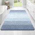 OLANLY Large Bathroom Rugs Mat 70x46, Extra Soft Absorbent Microfiber Bath Rugs, Rubber Backing, Quick Dry, Machine Washable Bath Mats for Bathroom Floor, Tub and Shower, Home Decor Accessories, Blue