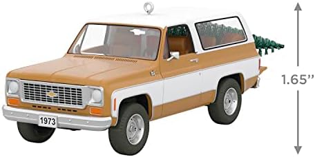 Hallmark Keepsake Christmas Ornament 2023, All-American Trucks 1973 Chevrolet Blazer 2023, Metal Ornament, Gifts for Car Collectors,