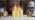 kakoya Flameless LED Candles with Timer 5 Pc Flickering Flameless Candles for Romantic Ambiance and Home Decoration Stable Acrylic Shell,with Embedded Star String，Battery Operated Candles（Ivory）