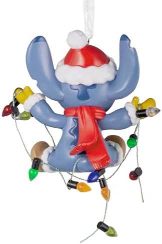 Hallmark Disney Christmas Ornament (Stitch with Light String)