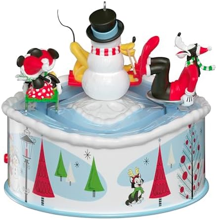 Hallmark Keepsake Disney Christmas Ornament (Mickey and Friends Sledding)
