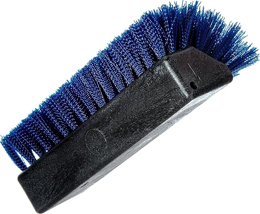 SPARTA 4042514 Spectrum Plastic Shoe Brush, Boot Brush, Shoe Polish Brush With Non-Absorbent For Cleaning, 10 Inches, Blue, (Pack of 12)