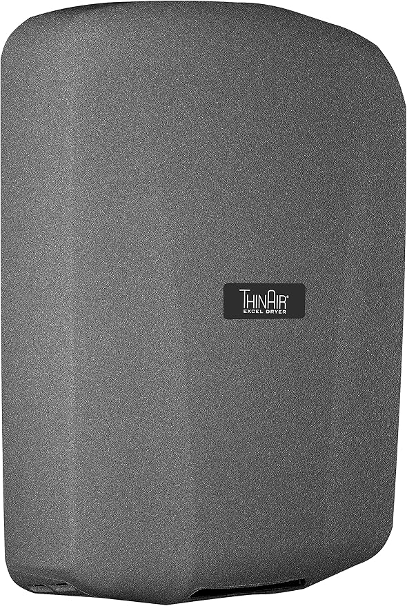 THINAIR Excel Dryer Hand Dryer, American Made, Slim, Graphite Textured Painted Cover, ADA Compliant, Automatic Sensor, Surface Mounted, Made in USA Certified, TA-GR (208/277 Volts)