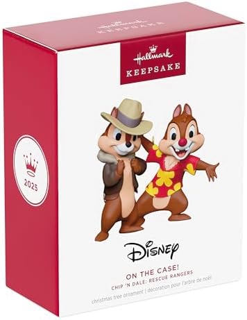 Hallmark Keepsake Disney Christmas Ornament, Chip 'n Dale: Rescue Rangers On the Case!, Gifts for Disney Fans