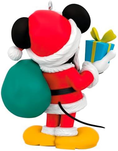 Hallmark Keepsake Christmas Ornament 2024, Disney All About Mickey! Santa Mickey, Gifts for Disney Fans