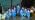 kakoya Flameless LED Candles with Timer 9 Pc Flickering Flameless Candles for Romantic Ambiance and Home Decoration Stable Acrylic Shell,with Embedded Star String，Battery Operated Candles（Blue）