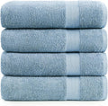 LANE LINEN Large Bath Sheet Soft Absorbent Quick Dry 4 Pack - Allure | Extra Large Bath Towels - Ring-Spun Durability, Generously Sized, Oversized & Roomy, Lightweight & Breathable