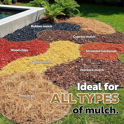 DOMINATOR Mulch Anchor 64oz - Mulch Glue for Landscaping | Mulch Glue Spray for Rubber Mulch, Wood Chips, Pine Straw, Cedar & Cypress | Ready to Spray Heavy Duty Landscape Glue