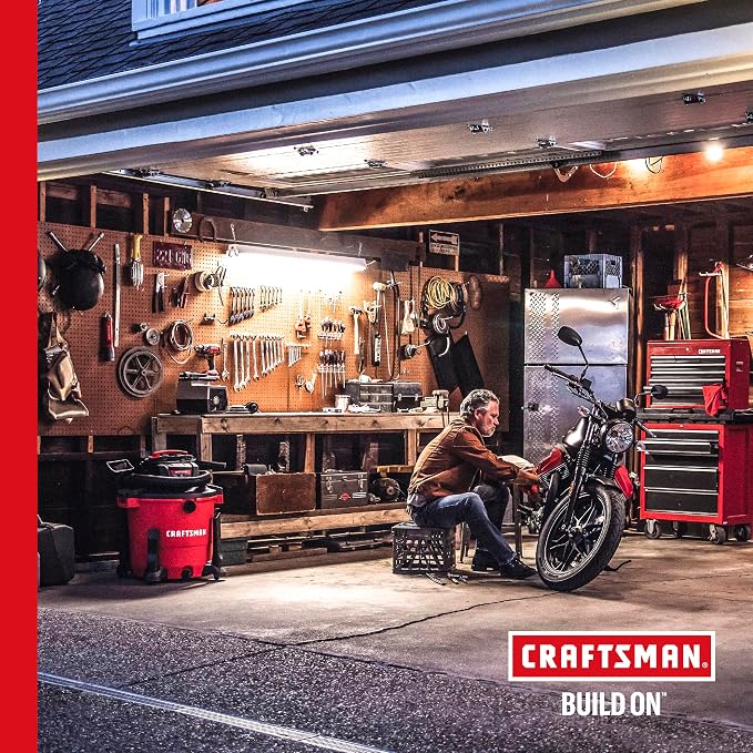 CRAFTSMAN CMXEVBE17250 2.5 Gallon 2.5 Peak HP Wet Dry Shop Vacuum