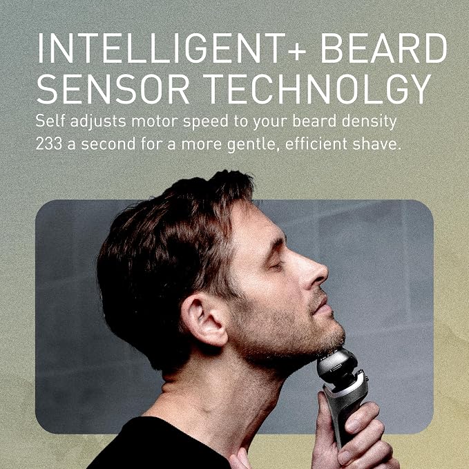 Panasonic ARC5 PRO Electric Razor for Men, Wet/Dry 5-Blade Foil Shaver for Thick Beard & Stubble, 20D Flexible Head, Pop-Up Trimmer with Automatic Cleaning + Charge System – ES-L580WS