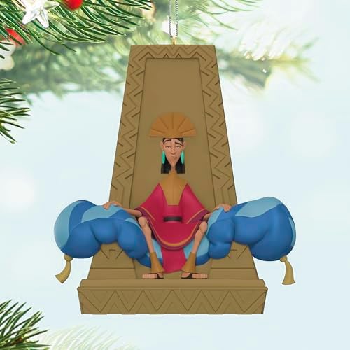 Hallmark Keepsake Disney Christmas Ornament, The Emperor's New Groove Emperor Kuzco, Gifts for Disney Fans