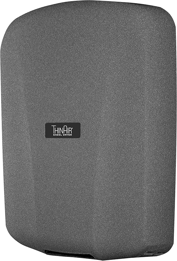 THINAIR Excel Dryer Hand Dryer, American Made, Slim, Graphite Textured Painted Cover, ADA Compliant, Automatic Sensor, Surface Mounted, Made in USA Certified, TA-GR (208/277 Volts)