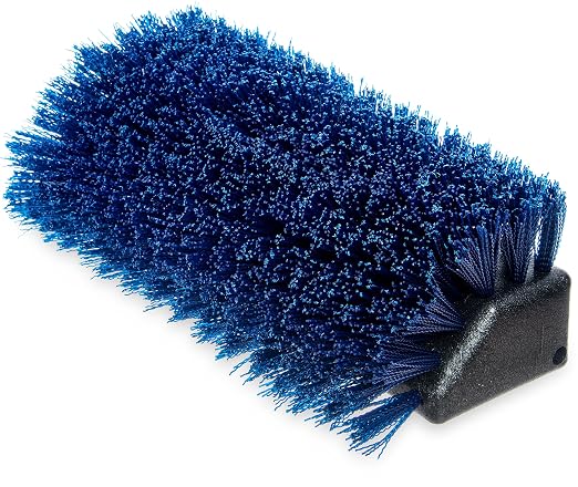 SPARTA 4042514 Spectrum Plastic Shoe Brush, Boot Brush, Shoe Polish Brush With Non-Absorbent For Cleaning, 10 Inches, Blue, (Pack of 12)