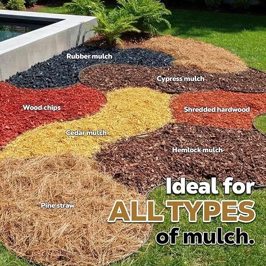 Dominator Mulch Anchor 5 Gallon - Mulch Glue for Landscaping | Mulch Glue Spray for Rubber Mulch, Wood Chips, Pine Straw, Cedar & Cypress | Ready to Spray Heavy Duty Landscape Glue