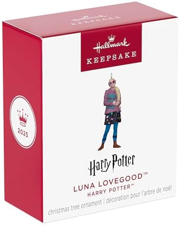 Hallmark Keepsake Harry Potter Mini Christmas Ornament (Luna Lovegood) 1.5" Tiny Ornament for Tabletop Tree