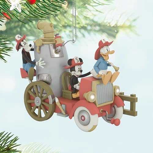 Hallmark Keepsake Disney Christmas Ornament (Mickey Firefighting)