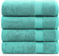 LANE LINEN Oversized Bath Sheet Set Absorbent Quick Dry 100% Cotton - Teal | Cotton Bath Towels Large - Generously Sized, Oversized & Roomy, Lightweight & Breathable, Fade-Resistant Color
