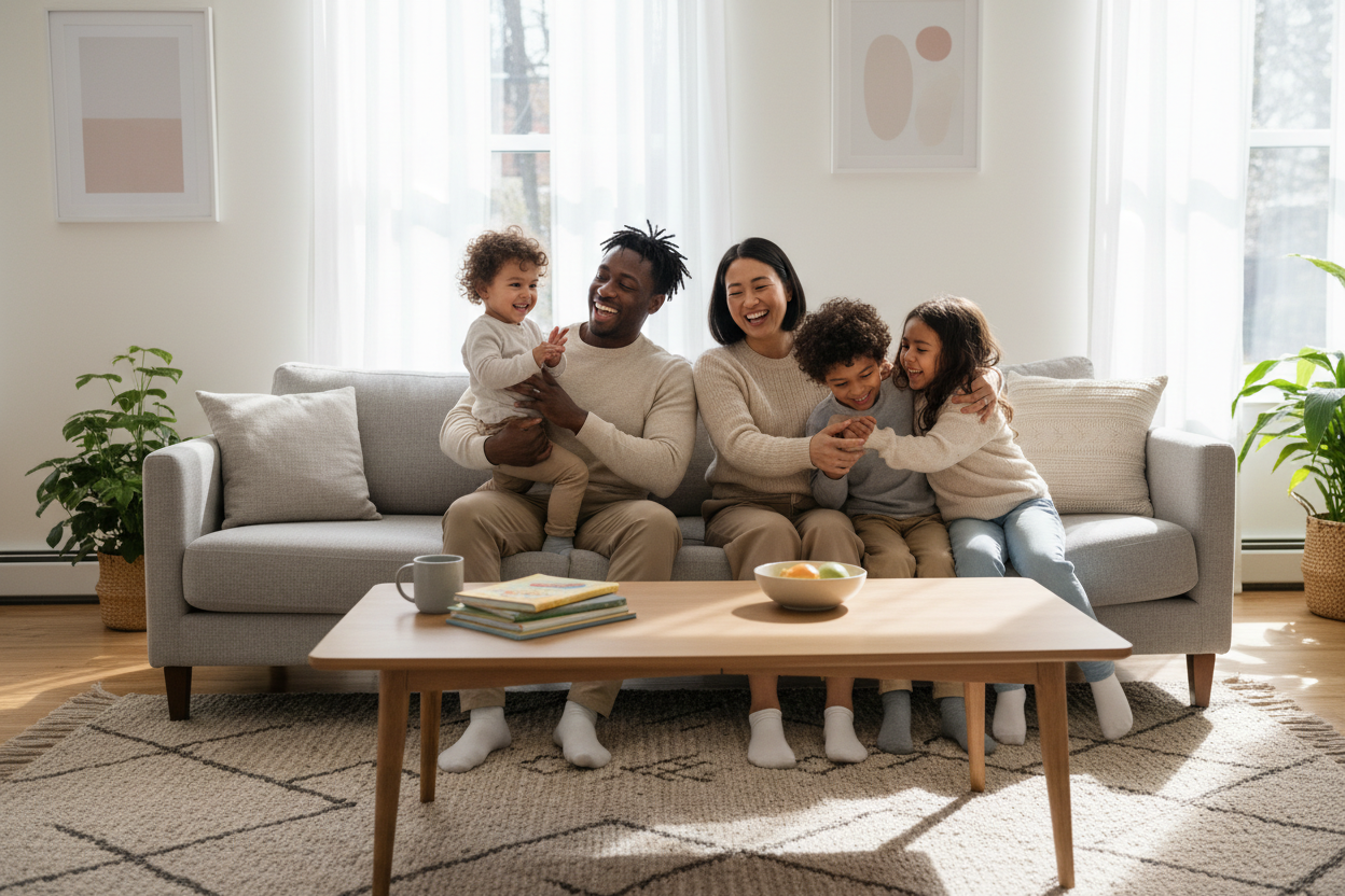 Happy Family Lifestyle Banner